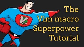 Vim macros in VS Code Superpowers - Tutorial