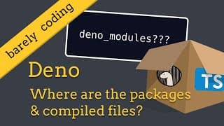 Deno - Where are the packages and compiled files located?