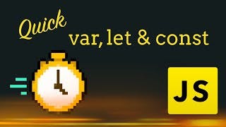 JS - var, let &amp; const in 30 seconds #shorts